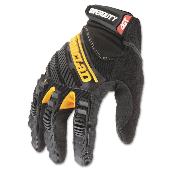 Ironclad Performance Wear SuperDuty Gloves, Large, Black/Yellow, 1 Pair - SDG204L