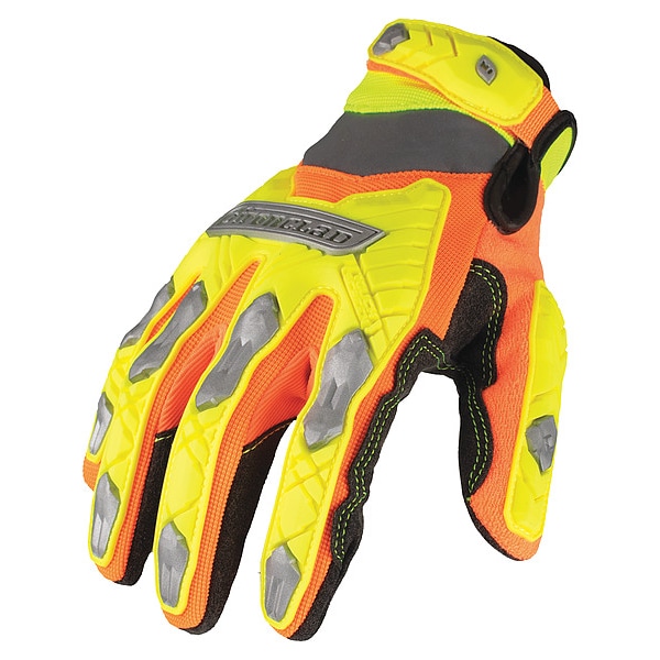 Ironclad Performance Wear Impact Resistant Gloves, Orange, XL, PR - IEX-HZIL1-05-XL