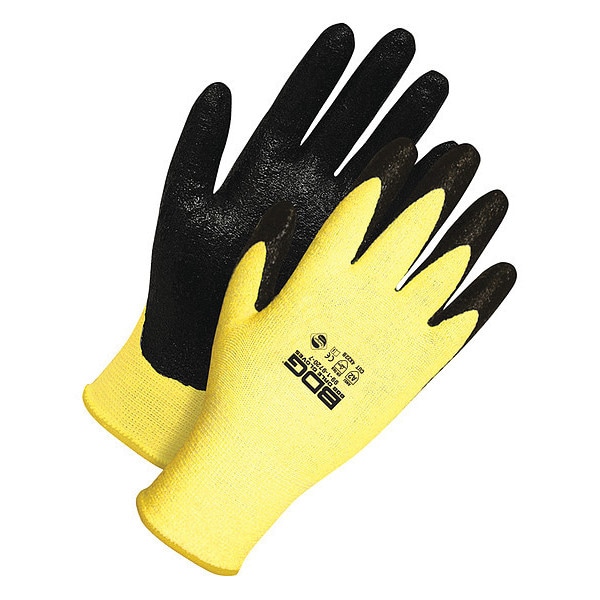 Bdg Cut Resistant Coated Gloves, Cut Level A3 , Dipped , Foam Nitrile , Rough , S 1 PR - 99-1-9720-7