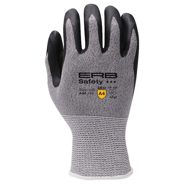 Deltaplus A4H-110 Republic ANSI Cut Level A4 HPPE Gloves, Nitrile Coated, XL, PR - 22478