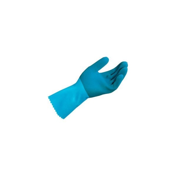 Mapa Professional MAPA Blue-Grip LL301 Natural Rubber Gloves, Heavy Weight, Blue, 1 Pair, Large, 301428 - 301428
