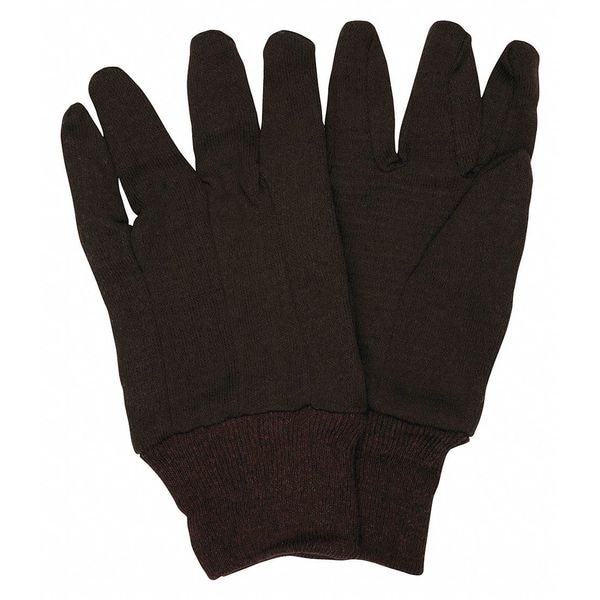 Mcr Safety Prem Brown Fleece Knit Wrist Clute, PK12 - 7100C