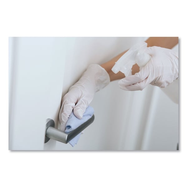 Semperguard SemperGuard, Disposable Gloves, 4 mil Palm, Latex, Powdered, L, 1000 PK, Cream - INDPS104