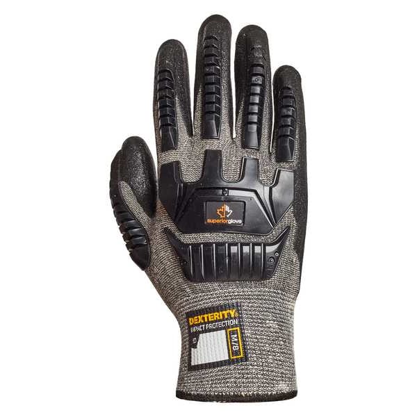 Dexterity Work Gloves, Micropore Nitrile, Texture, Palm, 3 Abrasion Level, , L 1 PR - S15GPNVB-9