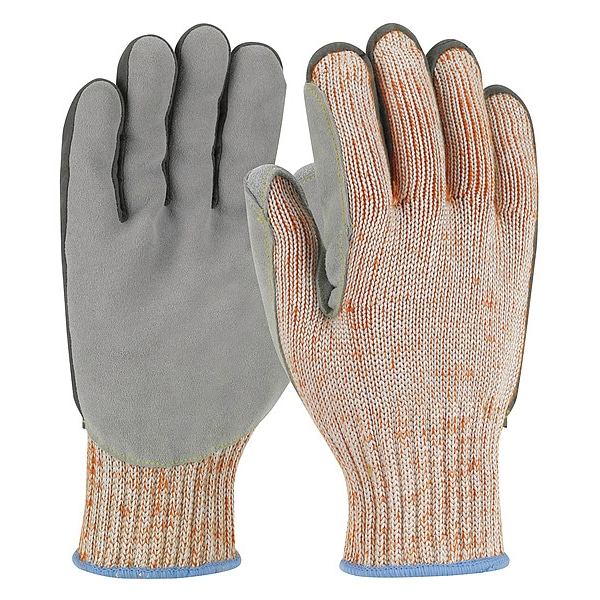 Pip Leather Gloves, Cut Level A9 , Uncoated , None , 2XL 1 PR - 09-H550SLPV/XXL