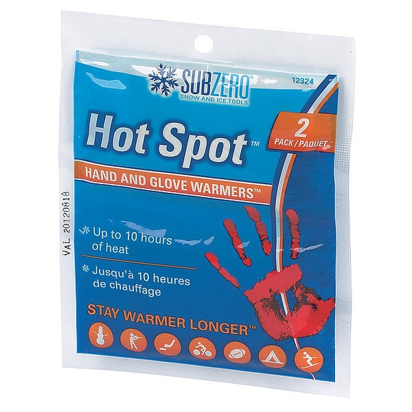 Subzero Hand Warmers, 3 1/2 x 2 3/4 in., PR - 12324