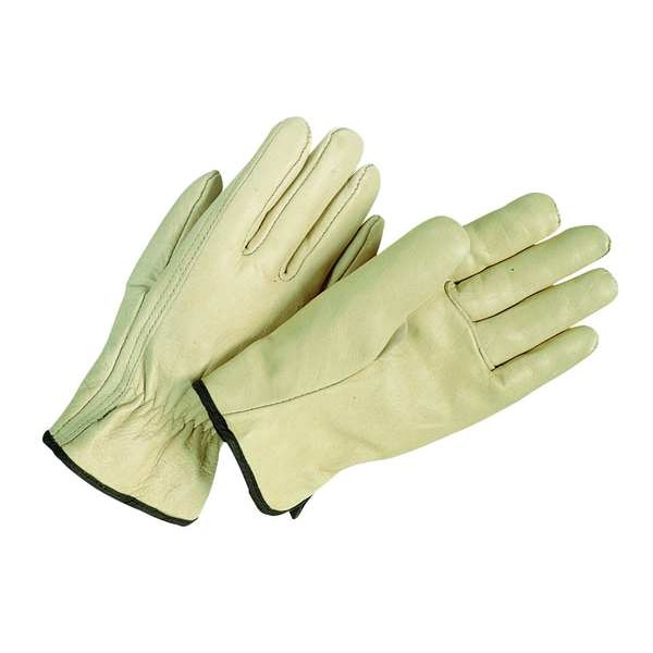 Condor Leather Drivers Gloves, Cowhide, Full Finger, Shirred Slip-On, Small, 1 Pair - 3ZL52