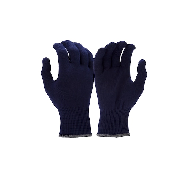 Pyramex Thermolite 13G Blue Glove Liner, Size L - GL701L