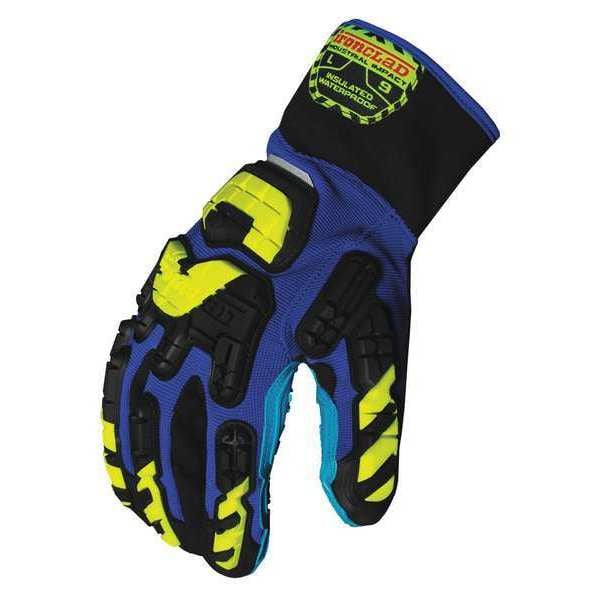 Ironclad Performance Wear Anti-Vibration Gloves, XL, Bl/Blk/Yllw, PR - VIB-IWP-05-XL