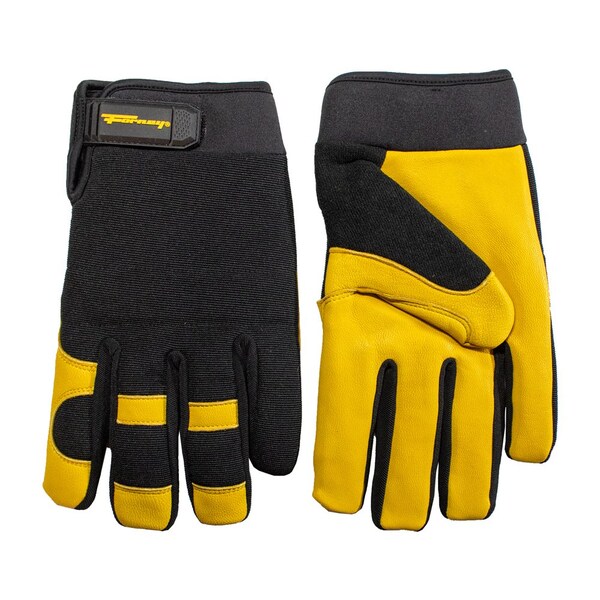 Forney Hydra-Lock Lined Utility/Multi-Purpose Cowhide Work Gloves Menfts XL - 53150