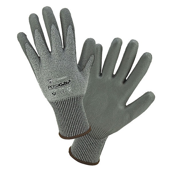 Pip Cut Resistant Coated Gloves, Cut Level A3 , Dipped , Polyurethane , Smooth , L 12 PK - 730TGU/L
