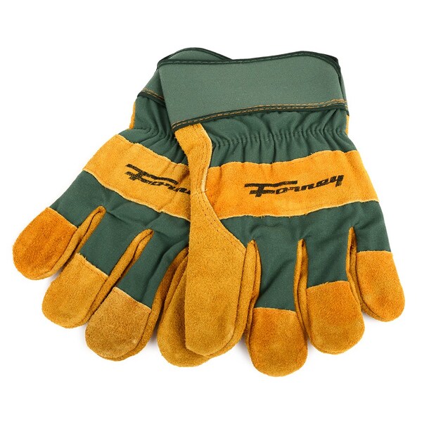 Forney Lined Premium Cowhide Leather Palm Work Gloves Menfts XL - 53190