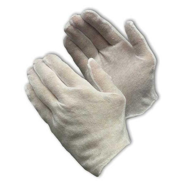 Pip Glove Liners, White, Cotton, Ladies, PK12 - 97-501I