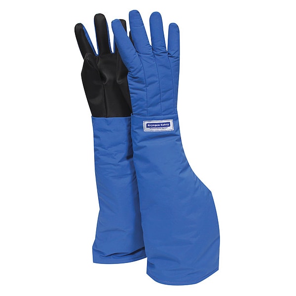 National Safety Apparel Cryogenic Glove, L, Blue, Straight, PR - G99CRSGPLGSH