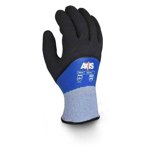 Radians Cold Protection Cut-Resistant Gloves, 7 Ga Terry Acrylic Liner Lining, Blue, L (10) - RWG605L
