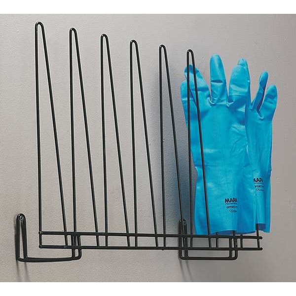Zoro Select Glove Dispenser, PVC Coated Steel, Holds (4) Pairs of Gloves , Silver - 6GLC7
