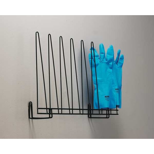 Zoro Select Glove Dispenser, PVC Coated Steel, Holds (4) Pairs of Gloves , Silver - 6GLC7