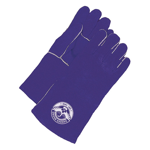 Bdg 60-1-7803B Welding Gloves, Gauntlet Cuff, Wing Thumb, Premium Cowhide Leather, Universal, 1 PR - 60-1-7803B-K