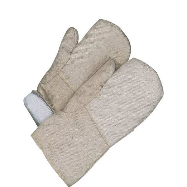 Bdg Heat-Resistant Mitts, Gauntlet Cuff, Beige, Universal - 63-9-740SIL