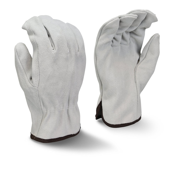 Radians Leather Drivers Gloves, Leather, Gray, S 1 PR - RWG4010S