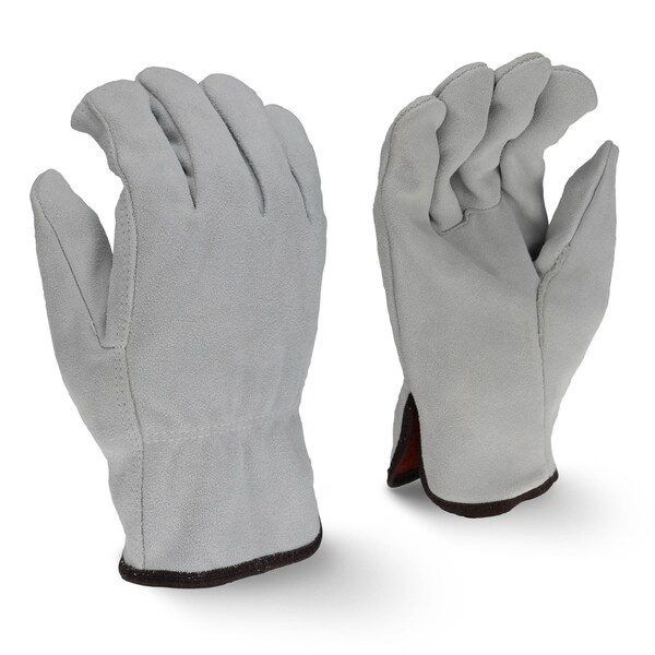 Radians Leather Drivers Gloves, Leather, Gray, XL 1 PR - RWG4025XL