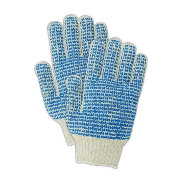 Magid Coated Gloves, Natural, Men's (Fits Large) 12 PK - 96R