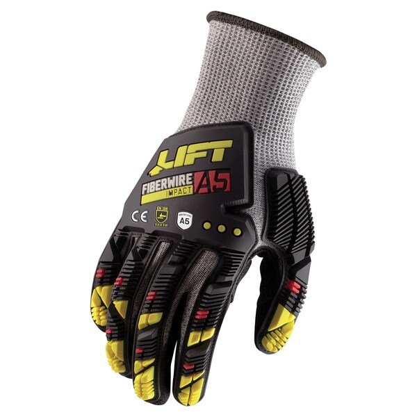 Lift Safety LIFT FIBERWIRE A5 IMPACT CRINKLE LATEX Glove - GFT-19YM