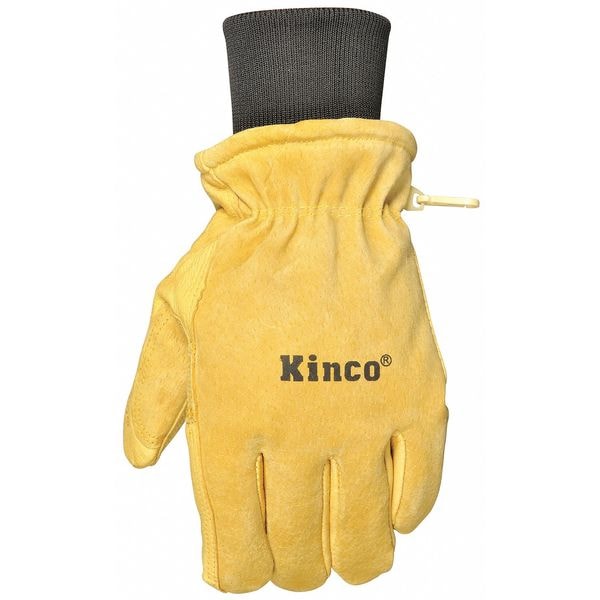 Kinco Ski Glove, Leather Palm, HeatKeep Thermal Lining, Tan, Extra Large - 901-XL