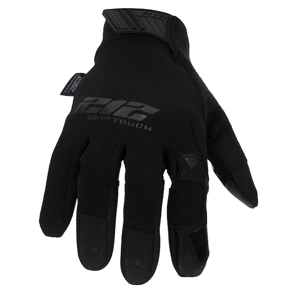 212 Performance GSA Compliant Silicone Grip Touch-Screen Compatible Mechanic Gloves in Black, Small - MGGCGSA0508