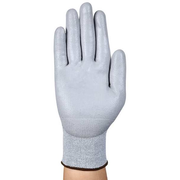 Ansell Knit Gloves, Intercept(TM), , Smooth Palm, Knit, Gray, 1 PR - 11755