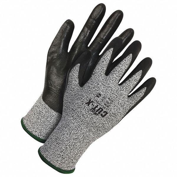 Bdg Cut Resistant Coated Gloves, Cut Level A2 , Dipped , Foam Nitrile , Smooth , XS 1 PR - 99-1-9730-6
