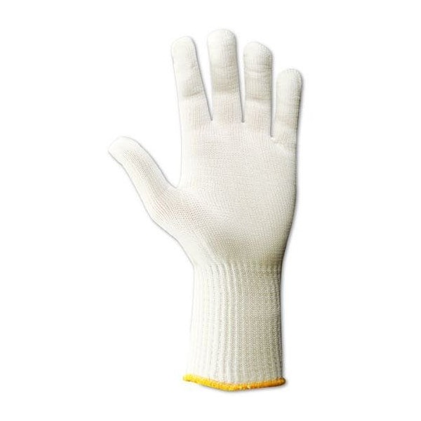 Magid Cleanroom Gloves, Nylon, 10.5in L, White, 12 PK - 15NY-L