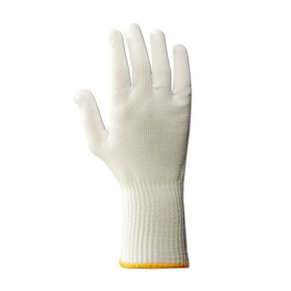 Magid Cleanroom Gloves, Nylon, 10.5in L, White, 12 PK - 15NY-L
