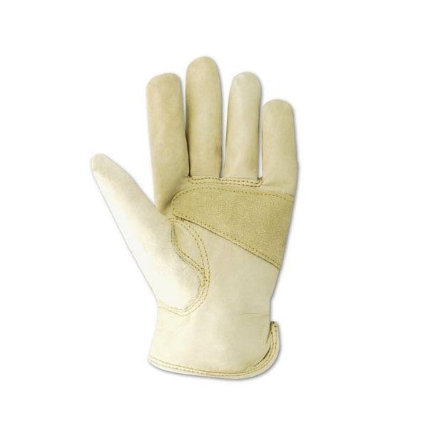 Magid Leather Drivers Gloves, Slip On Cuff, Keystone Thumb Thumb, Tan, L 12 PK - TB553E-L