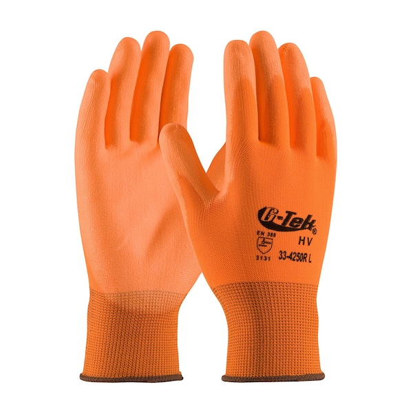 Pip Hi-Vis Cut-Resist Glove, Orange, M, PK12 - 33-425OR/M