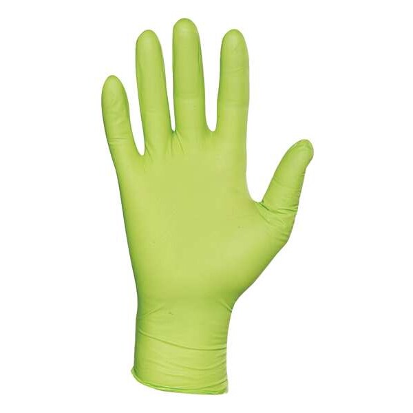 Showa 9500PF, Disposable Gloves, 5 mil Palm, Nitrile, Powder-Free, S, 50 PK, Green - 9500PFS