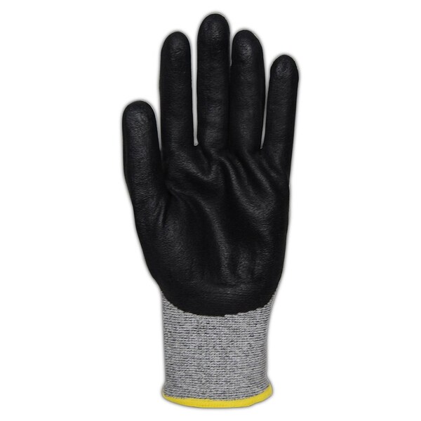 Magid Coated Gloves, Foam NitrileMicro-Foam Nitrile, 4 Abrasion Level, Salt & Pepper, 1 PR - GPD583-11