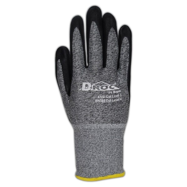 Magid Coated Gloves, Foam NitrileMicro-Foam Nitrile, 4 Abrasion Level, Salt & Pepper, 1 PR - GPD583-11