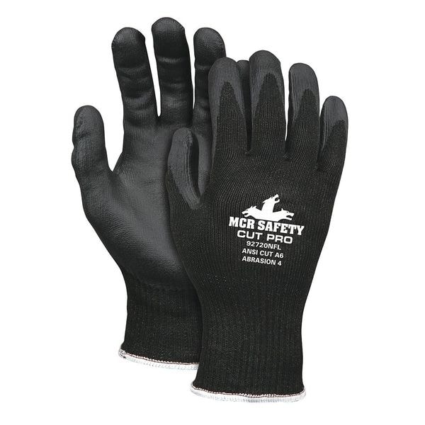 Mcr Safety Cut-Resistant Coated Gloves, Cut Level A6 , Dipped , Foam Nitrile , Smooth , L 1 PR - 92720NFL