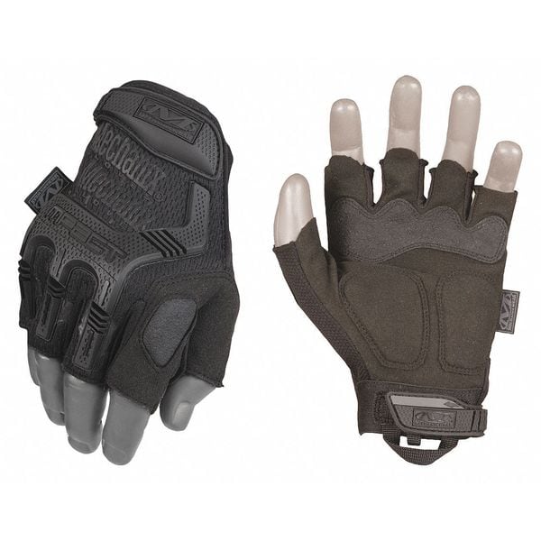 Mechanix Wear M-Pact Covert Fingerless Tactical Glove, Black, XL, 10" L, PR - MFL-55-011
