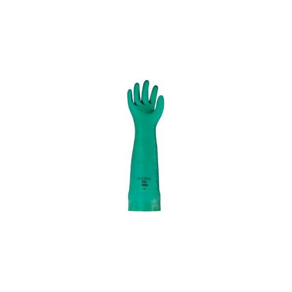 Ansell Chemical Resistant Gloves, 22, Green, 1 PR - 117302