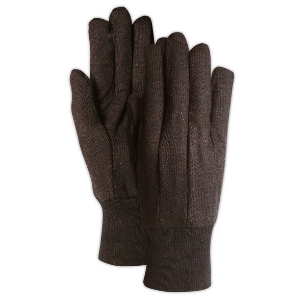 Magid T92Ce 8 Oz. Brown Jersey Gloves, Men'S Fits Large - T92CE