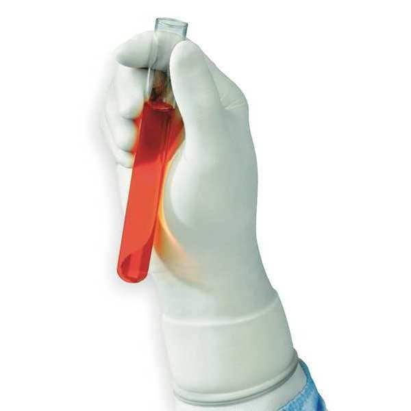 Nitrilite Cleanroom Gloves, 5 ISO Class, Nitrile, 12 in L, 5 mil, White, L, 100 PK - 93-311