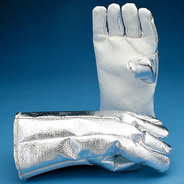 Zetex ZetexPlus 200 Heat Resistant Mittens, Zetex(R) Highly Texturized Fiberglass, Extended Gauntlet Cuff - 2100039