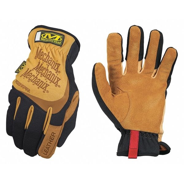 Mechanix Wear LFF-75 Mechanics Gloves, Leather Palm, TrekDryÂ® Back, 10, Brown - LFF-75-010