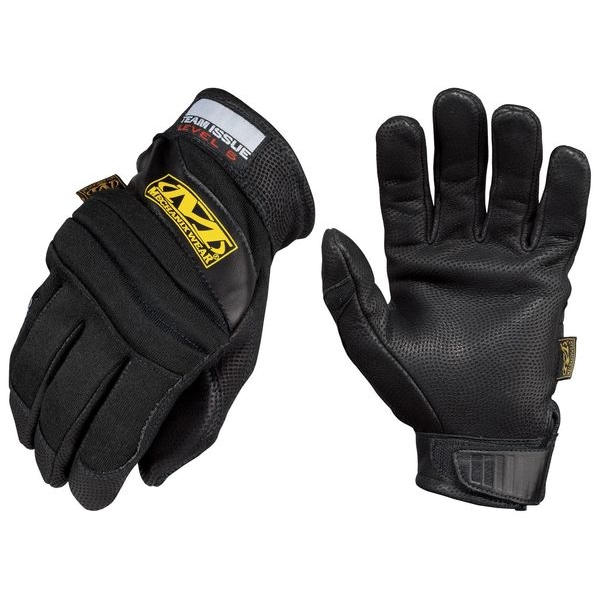 Mechanix Wear CXG-L5 Arc Flash Mechanics Gloves, 1,200 Degrees F Max Temp., Hook-and-Loop Cuff Black, L ( 9 ) - CXG-L5-L