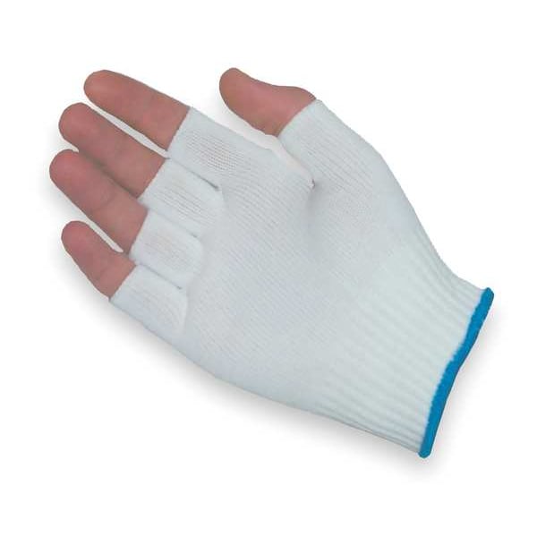 Pip Fingerless Glove Liner, White, XL, PK12 - 40-732/XL