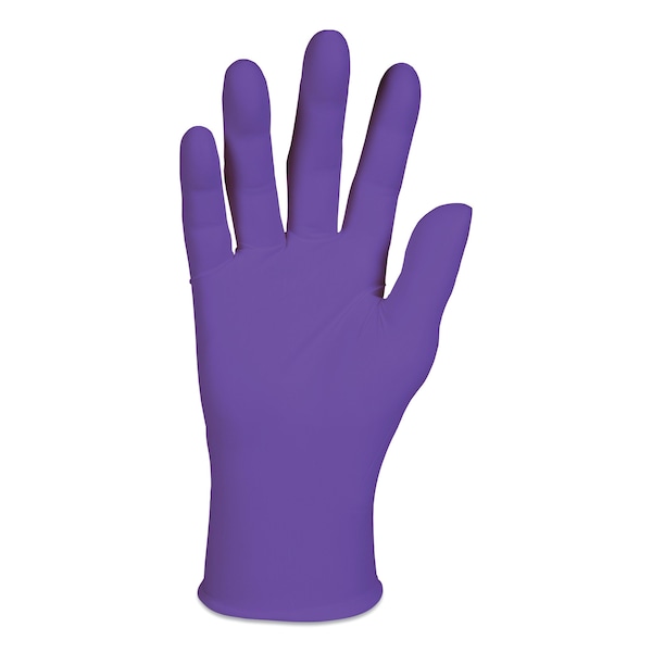Kimberly-Clark Professional Disposable Gloves, 6 mil Palm, Nitrile, Powder-Free, S, 1000 PK, Purple - 55081CT