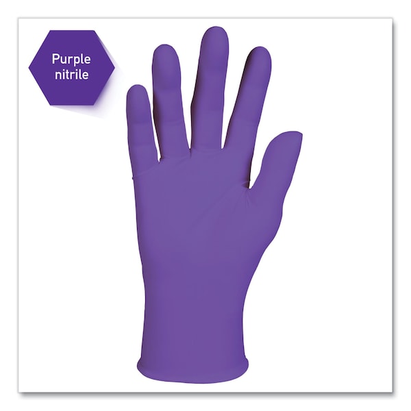Kimberly-Clark Professional Disposable Gloves, 6 mil Palm, Nitrile, Powder-Free, S, 1000 PK, Purple - 55081CT