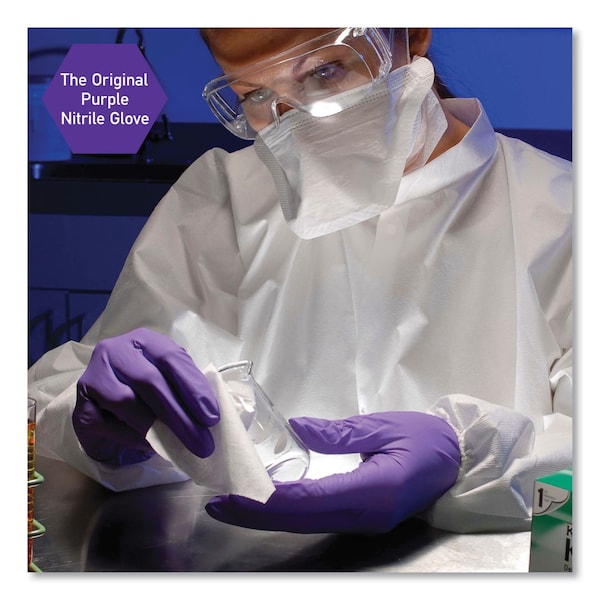 Kimberly-Clark Professional Disposable Gloves, 6 mil Palm, Nitrile, Powder-Free, S, 1000 PK, Purple - 55081CT